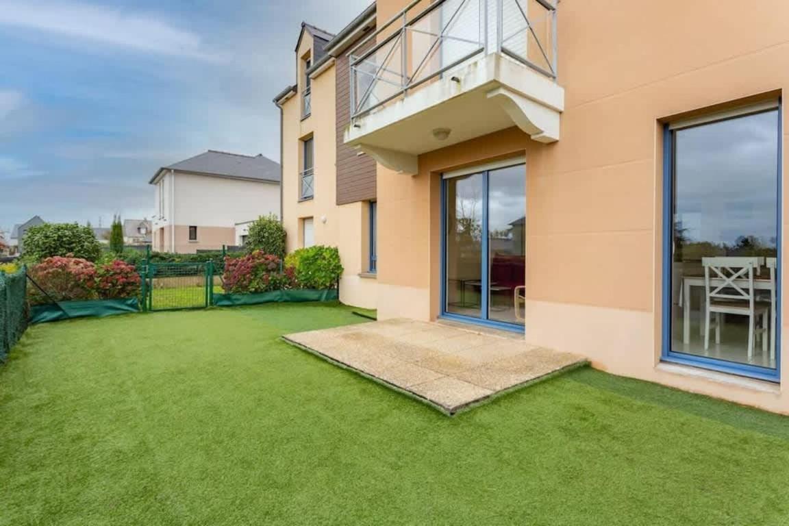 L'Opale - Joli Appartement Avec Jardin Et Garage 迪纳尔 外观 照片