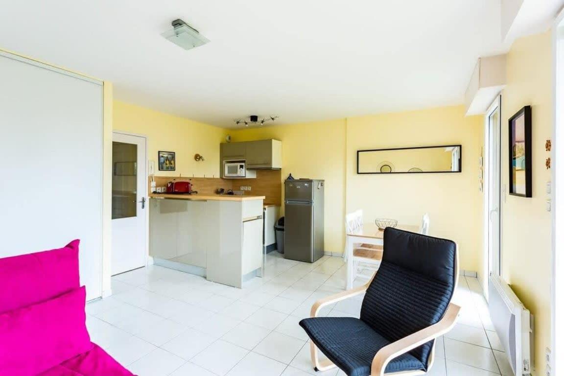 L'Opale - Joli Appartement Avec Jardin Et Garage 迪纳尔 外观 照片